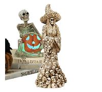 Halloween Figurine Skeleton Witch Home Decoration Statues
