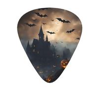 Halloween Flying Bats 3 Print12 - Afinador de guitarra profesional para guitarra, bajo y modos de afinación cromática