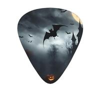 Halloween Flying Bats 4 Print12 - Afinador de guitarra profesional para guitarra, bajo y modos de afinación cromática