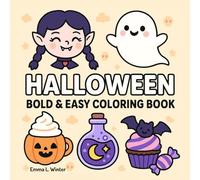Halloween Fun - A Bold & Easy Coloring Book for Kids & Adults | 40 Spooky-Cute Pages for Relaxation & Joy