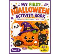 Halloween Fun Activity Book for Kids Ages 3-5: Coloring Pages, Mazes, Count, Trace, Find the Shadow & Preschool Learning Activities