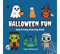 Halloween Fun: Bold & Easy Coloring Book
