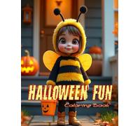 Halloween Fun Coloring Book: Let's go Trick or Treating - Fireman, Ballerina, Clown, and more