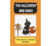 Halloween Fun Word Search Puzzle Book: Word Searches with Easy to Read Print about Halloween Themes, Pumpkins, candy and more, 6x9 Inches, 110 pages 50+ Puzzles