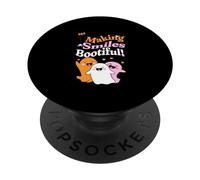 Halloween Funny Dentist Making Smiles Bootiful Dental Staff PopSockets PopGrip Adhesivo