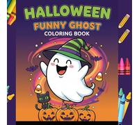 Halloween Funny Ghost: Coloring book
