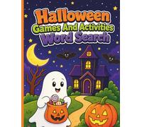 Halloween Games And Activities Word Search: Spooky Coloring Pages | Car Travel Fun For Kids | Educational Children's Challenges