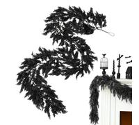 Halloween Garland for Mantel - Realistic Hangable Seasonal Scene Prop