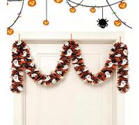 Halloween Garland - Harvest Party Decorations with White Ghost 200cm
