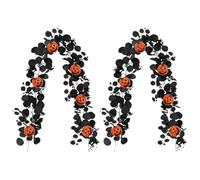 Halloween Garland Outdoor | 2 Pieces Gothic Long Flexible Indoor Outdoor