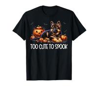 Halloween German Shepherd Puppy Is Too Cute To Spook Camiseta