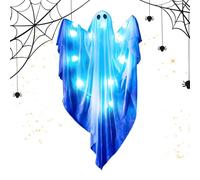 Halloween Ghost - 120x60x16cm Ghost Decorations, Indoor Hangable Lighted FigurineScary With Sounds, Light Up Statue Figurines | Glowing Decoration For House Home Yard Door Porch Outdoor