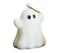 Halloween Ghost Candles Horror Tea Lights, Goth Aesthetic Spooky Home Decor