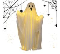 Halloween Ghost Decor - 64.96 Inch LED Lighted Outdoor Standing Figure