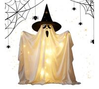 Halloween Ghost Decor - 64.96 Inch LED Lighted Outdoor Standing Figure