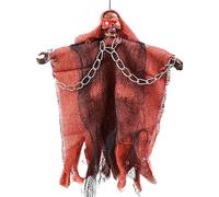 Halloween Ghost Decor, Chain Ghosts Ornament, Outdoor Decoration with Spooky Hanging Design, Easy to Dangle Anywhere, Scary Accent for Garden, Haunted House, Home, Multicolor