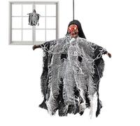 Halloween Ghost Decor, Chain Ornament Prop, Spooky Hanging Decoration, Lightweight Haunting Display, Weather-Resistant Design, for Yard Patio Tree Porch Bedroom Indoor Garden Party