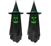 Halloween Ghost Decor | Spooky Luminous Black Flying Decor | Flying Ghosts