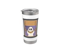 Halloween Ghost Humor Cute Spooky Season Vaso térmico de acero inoxidable de doble pared