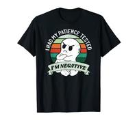 Halloween Ghost I Had My Patience Tested I'm Negative Camiseta