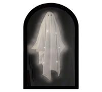 Halloween Ghost Mirror Night Light para decoración de Halloween (estilo de luz blanca a l) (c)