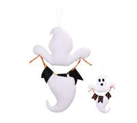 Halloween Ghost Ornaments, Plush Ghost Decor, Holiday Scary Cute Doll, Spooky Hanging Halloween Decoration For Home Apartment Garden Porch Patio Front Door Tree Mantel Window Wall Use
