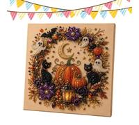 Halloween Ghost Pearl Art DIY Kit | Spooky Ghost Festive | Halloween Wall A | Halloween Ghost Pearl Art DIY Kit | Spooky Ghost Festive | Halloween Wall Art Crafts | for Boys Girls Adults Teen Family