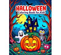 Halloween Gifts for Kids: Halloween Coloring Book for Kids: A Cute & Spooky Activity Book with +50 Unique Illustrations of Pumpkins, Ghosts, ... Stuffer, and Fun Gift for little artists.