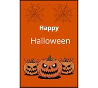 Halloween Gifts for Women, Unique Orange Journal, Sketchbook & Travel Diary 6x9 In Perfect Halloween Gift Idea: Practical for Thoughts, Plans, and Inspiration