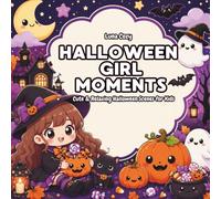 Halloween Girl Moments Coloring Book: A Cozy and Relaxing Coloring Book for Adults and Teens with Cute Halloween Daily Life Scenes, Spooky Fun, and Calm Moments