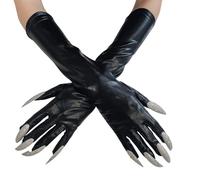 Halloween Gloves with Long Fingernails For Costume Parties and Celebrations Fingernails Cosplay Scary Long Nails