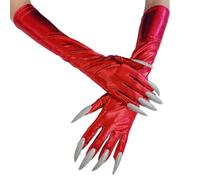 Halloween Gloves with Long Fingernails For Costume Parties and Celebrations Fingernails Cosplay Scary Long Nails