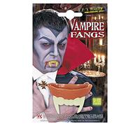 Halloween glow in the dark Vampire fangs - Dracula fancy dress accessory (accesorio de disfraz) , color/modelo surtido