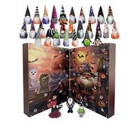 Halloween Gnome, Countdown Calendar, Compact Heavy Duty Design Soft Plush Gnome Dolls with Pockets, Decorative Dwarfs Ornaments for Kids Girls Family Home Parties Shop Decor
