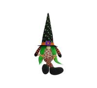 Halloween Gnome with LED Light Long Leg Handmade Plush Swedish Gnomes Sitting Tomte Nordic Figurine