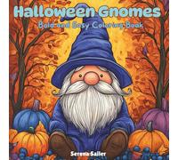 Halloween Gnomes: Bold and Easy Coloring Book