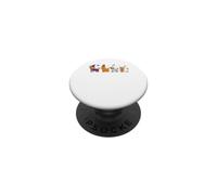 Halloween Golden Doodle, Amante de los Perros, Spooky Dog, Halloween PopSockets PopGrip Adhesivo