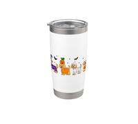 Halloween Golden Doodle, amante de los perros, Spooky Dog, Halloween Vaso térmico de acero inoxidable de doble pared