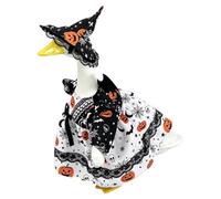 Halloween Goose Outfit - Witch Hat Pumpkin Dress Thanksgiving Decorations