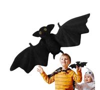 Halloween Gothic Bat Doll - Bat de Vampiro Realista felteado con Aguja, Linda Figura Animal Hecha a Mano, de Arte de Lana Creativa, decoración embrujada Espeluznante | Regalo