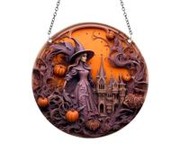Halloween Gothic Wall, Sign 2D Flat, Acrylic Witch Wall, Sign for Halloween