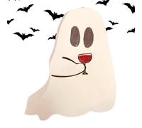 Halloween Halloween de Madera Decoración de Bandeja Fantasma - Decoraciones Fantasmas de Madera | Decoración del Signo del Fantasma para Interiores | Decoraciones para Varios Niveles de