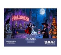 Halloween Halloween Puzzles Multicolor Festival Noche Oscuridad Misteriosa Creativa Todos los Santos Rompecabezas De Totalmente Entrelazados Adultos 70x50cm/1000pcs