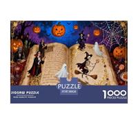 Halloween Halloween Puzzles Multicolor Festival Noche Oscuridad Misteriosa Creativa Todos los Santos con Piezas De Forma Aleatoria Niño 9 Años O Más 38x26cm/1000pcs