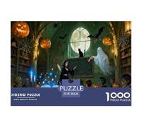 Halloween Halloween Puzzles Piezas Grandes Festival Noche Oscuridad Misteriosa Creativa Todos los Santos Pièces Entièrement Emboîtables Et De Forme Aléatoire Partir De 14 Años 38x26cm/1000pcs