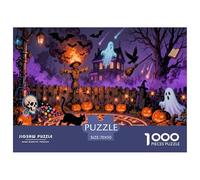 Halloween Halloween Regalo Multicolor Festival Noche Oscuridad Misteriosa Creativa Todos los Santos Pièces Entièrement Emboîtables Et De Forme Aléatoire Adultos 70x50cm/1000pcs