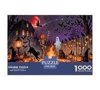 Halloween Halloween Regalo Multicolor Festival Noche Oscuridad Misteriosa Creativa Todos los Santos con Piezas De Forma Aleatoria Adultos 38x26cm/1000pcs