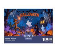 Halloween Halloween Regalo Multicolor Festival Noche Oscuridad Misteriosa Creativa Todos los Santos Rompecabezas De Totalmente Entrelazados Niño 9 Años O Más 38x26cm/1000pcs