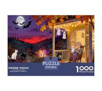 Halloween Halloween Regalo Piezas Grandes Festival Noche Oscuridad Misteriosa Creativa Todos los Santos Pièces Entièrement Emboîtables Et De Forme Aléatoire Adultos 38x26cm/1000pcs