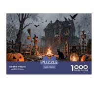 Halloween Halloween Regalo Piezas Grandes Festival Noche Oscuridad Misteriosa Creativa Todos los Santos Totalmente Entrelazado Y con Forma Aleatoria Adultos 70x50cm/1000pcs